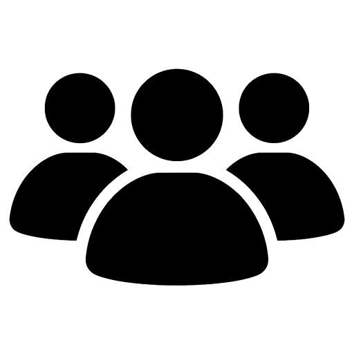 user group Solid Glyph icon - free AI-generated solid glyph icon for web and app projects