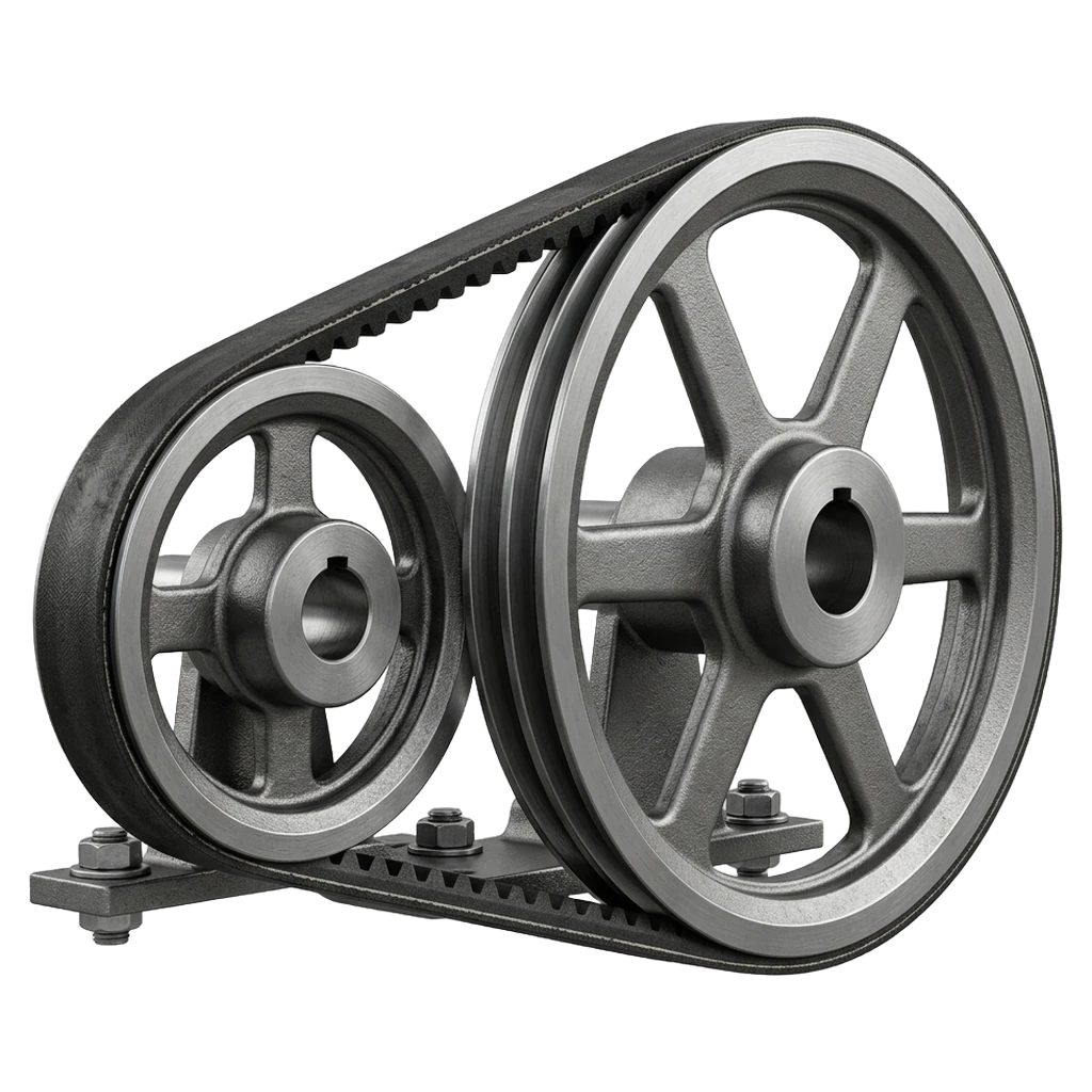 v belt drive Photorealistic icon