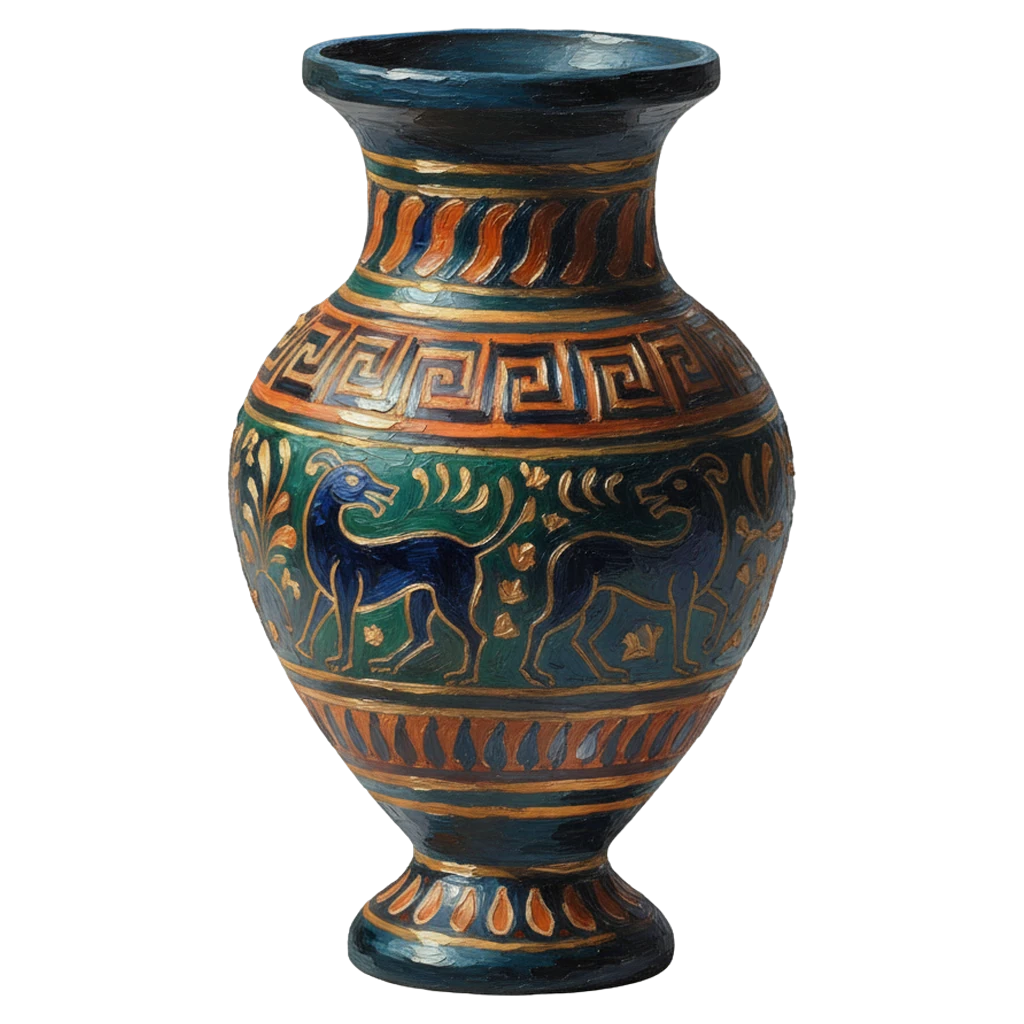 vase Oil Painting icon