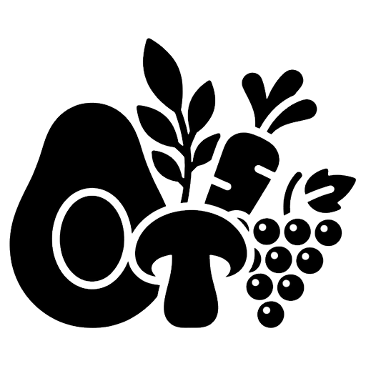 vegan food Solid Glyph icon
