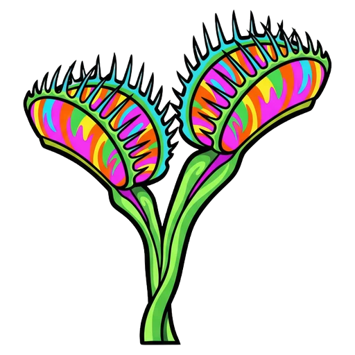 venus flytrap Pop Art icon - free AI-generated pop art icon for web and app projects
