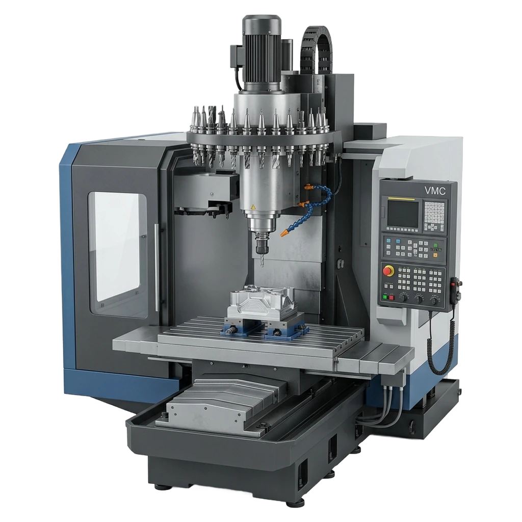 vertical machining center Photorealistic icon - free AI-generated photorealistic icon for web and app projects