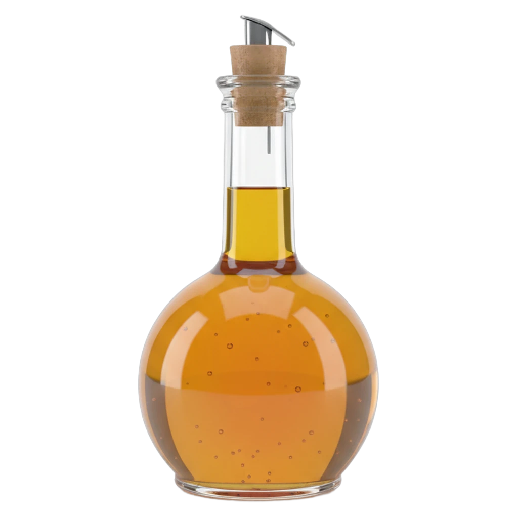 vinegar bottle Photorealistic icon