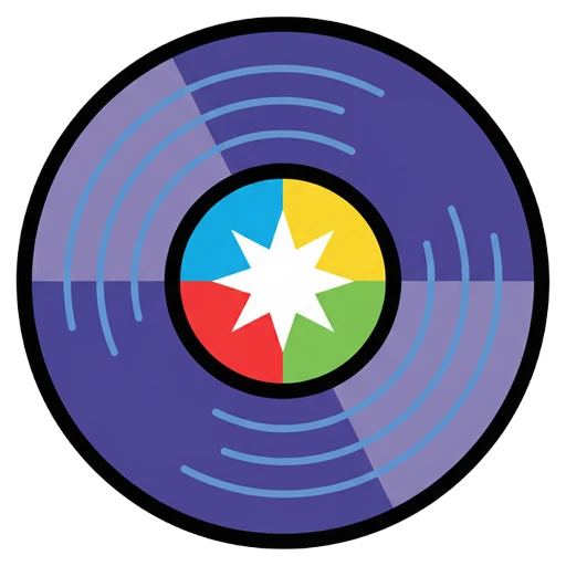 vinyl record Pop Art icon