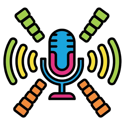 voice search waves Pop Art icon - free AI-generated pop art icon for web and app projects
