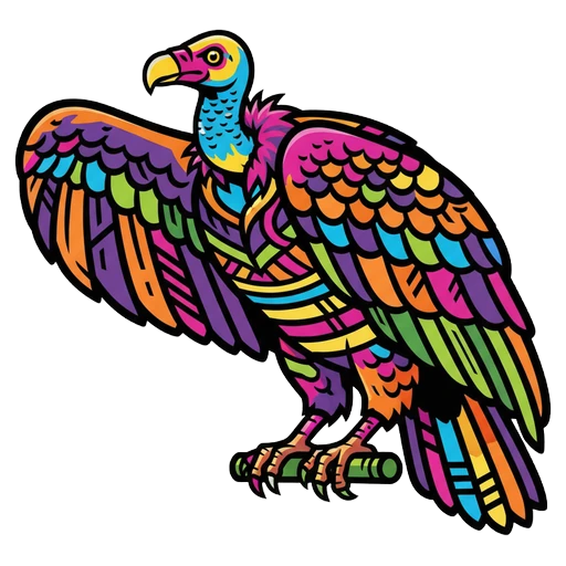 vulture Pop Art icon