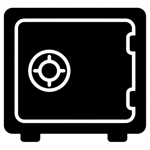 wall safe Solid Glyph icon