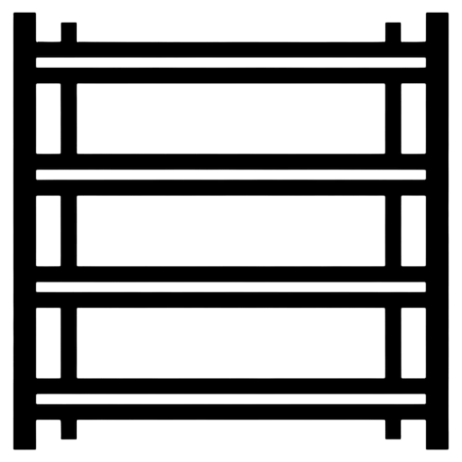 warehouse shelf Line Art icon - free AI-generated line art icon for web and app projects