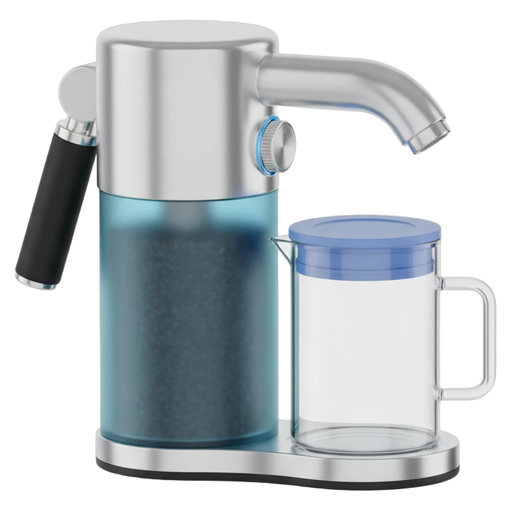 water filter Photorealistic icon