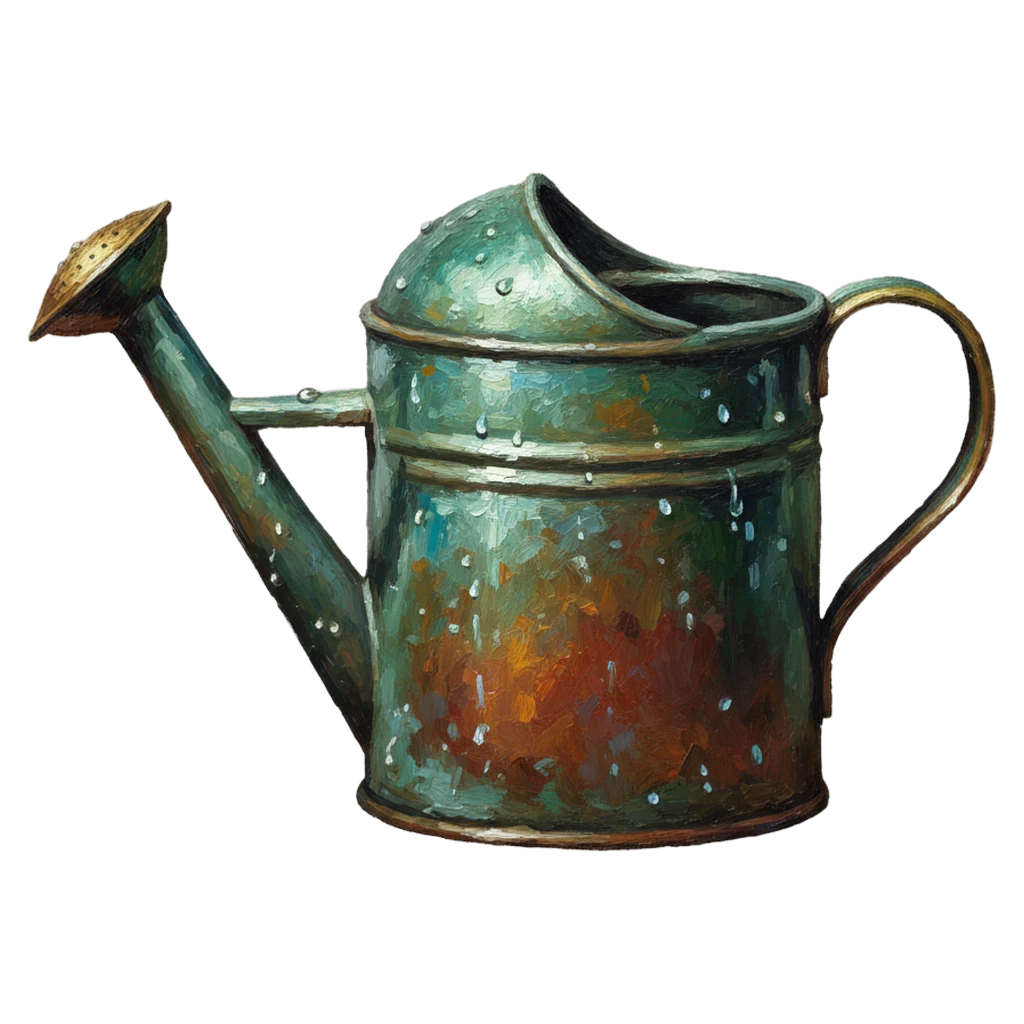 watering can Oil Painting icon