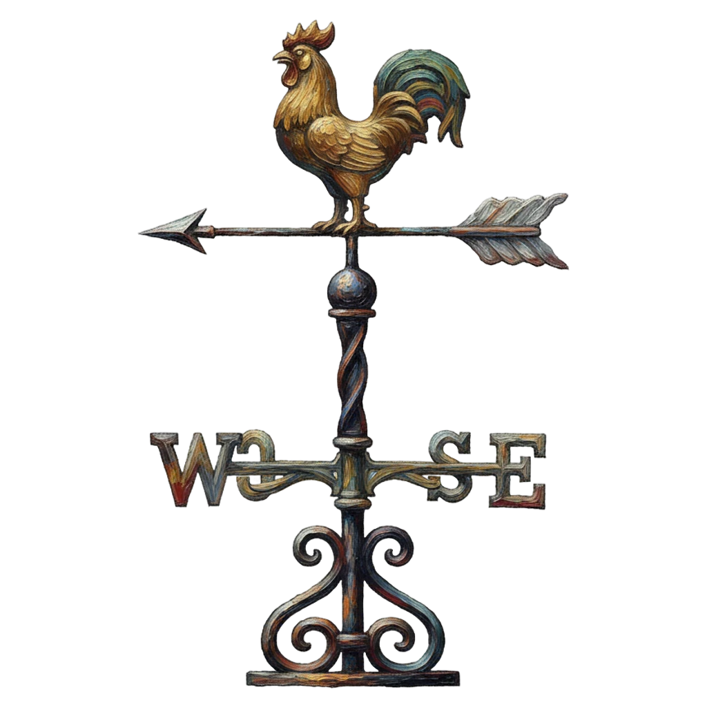 weather vane Oil Painting icon