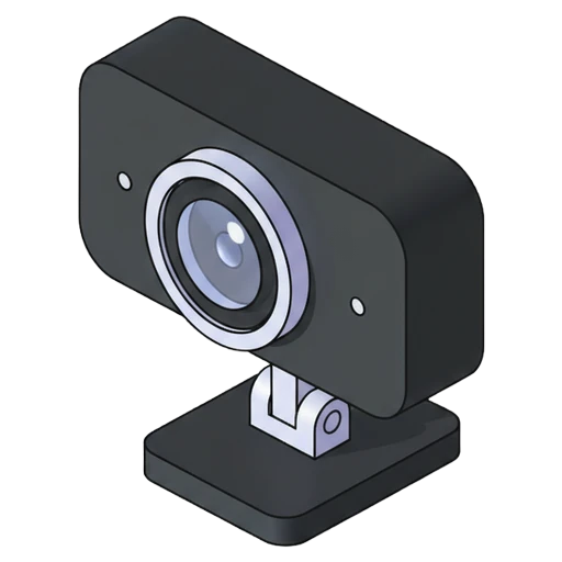 webcam Isometric icon