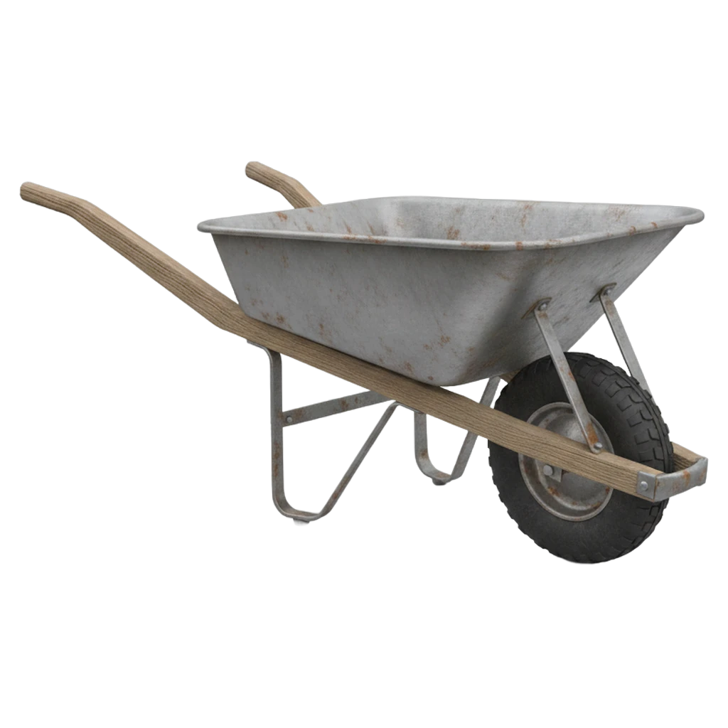 wheelbarrow Photorealistic icon