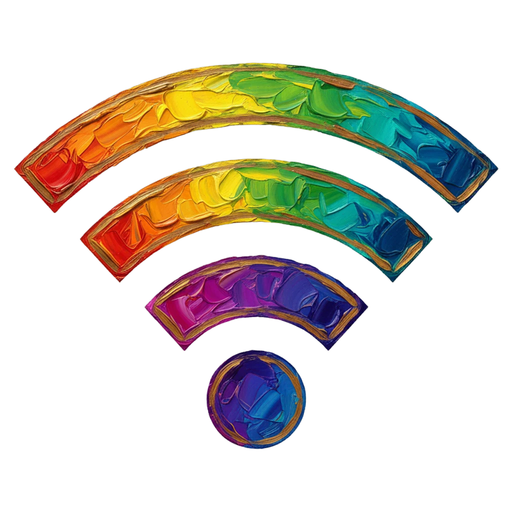 wifi Oil Painting icon