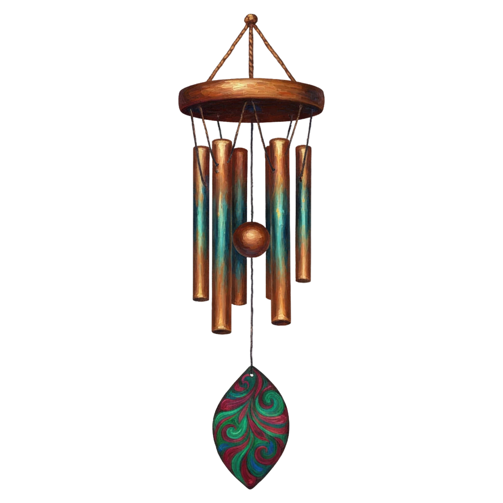wind chime Oil Painting icon