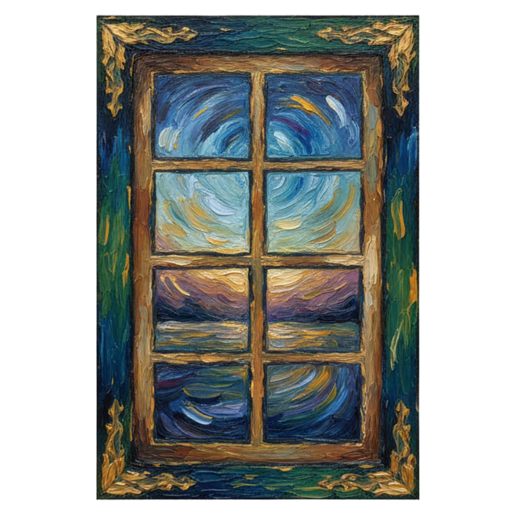 window Oil Painting icon