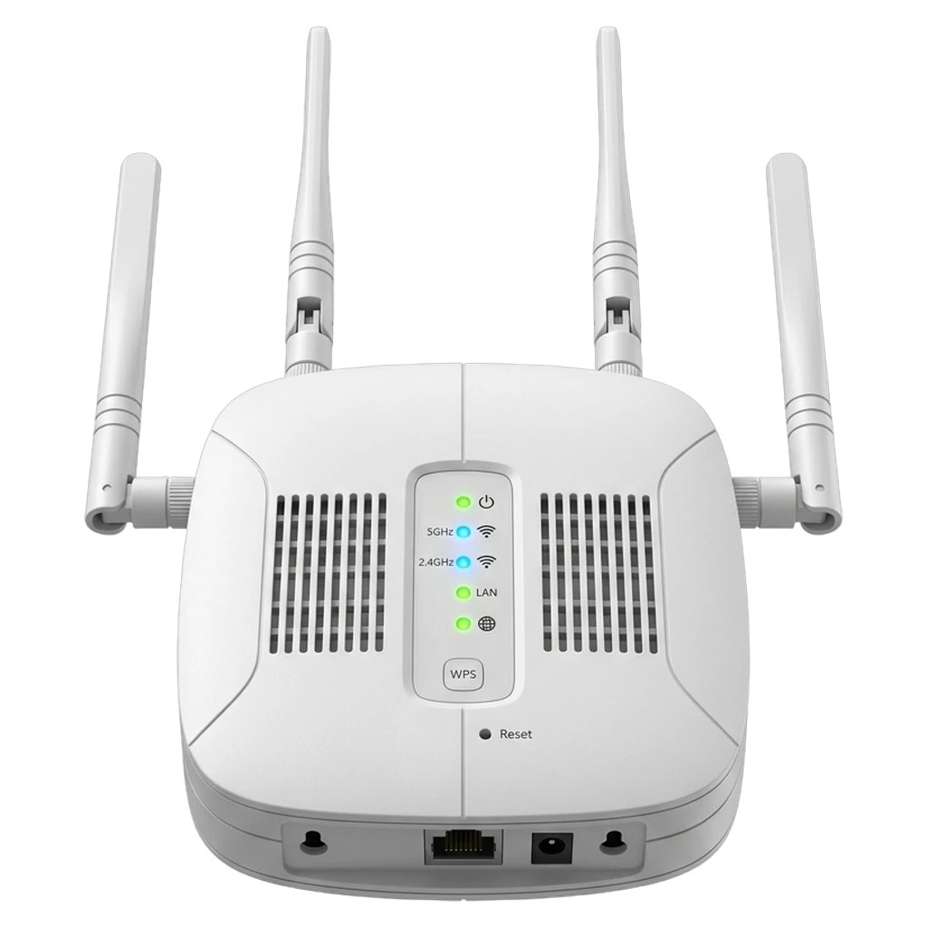 wireless access point Photorealistic icon