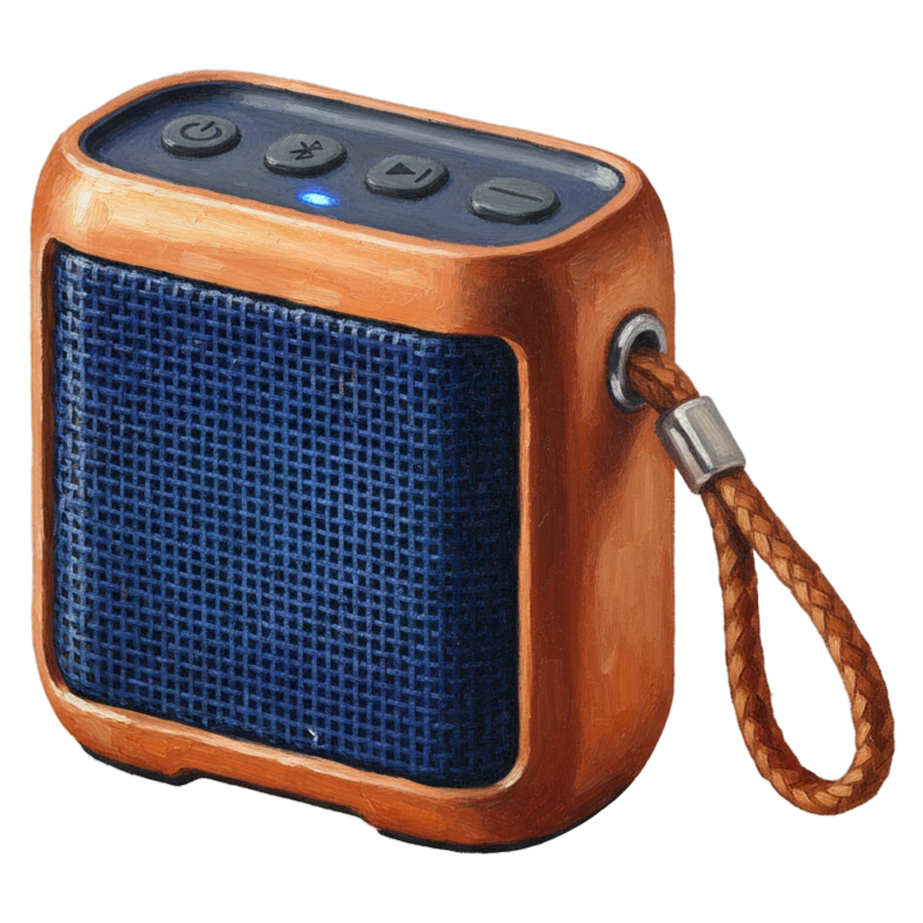 wireless bluetooth speaker Oil Painting icon - free AI-generated oil painting icon for web and app projects