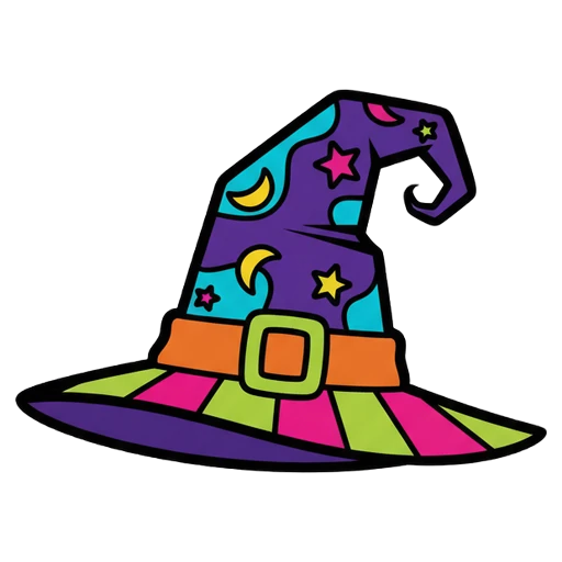 witch hat Pop Art icon