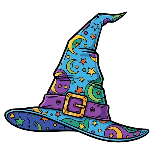 wizard hat Pop Art icon