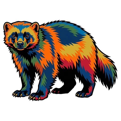 wolverine Pop Art icon - free AI-generated pop art icon for web and app projects