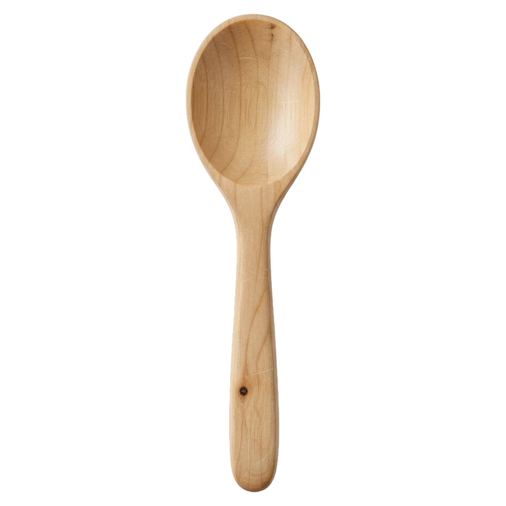 wooden spoon Photorealistic icon