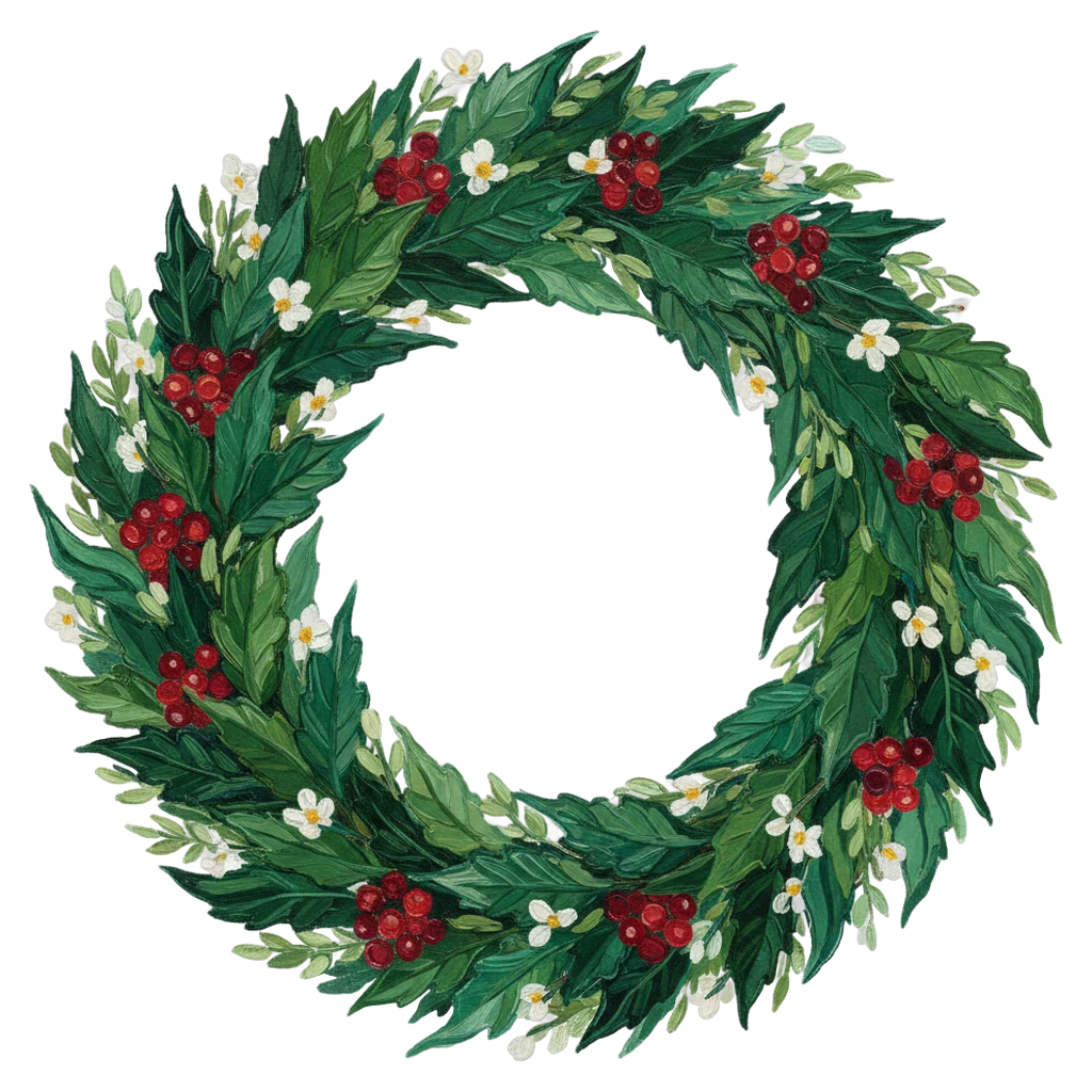 wreath Oil Painting icon