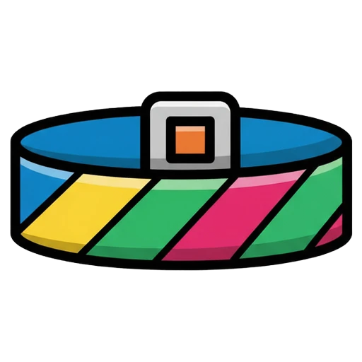 wristband Pop Art icon