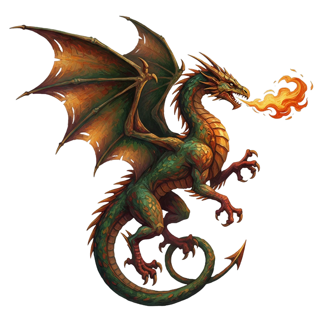 wyvern Oil Painting icon