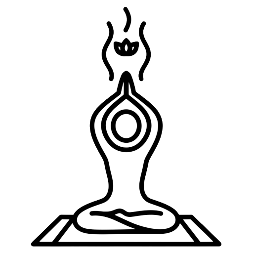 yoga studio Line Art icon