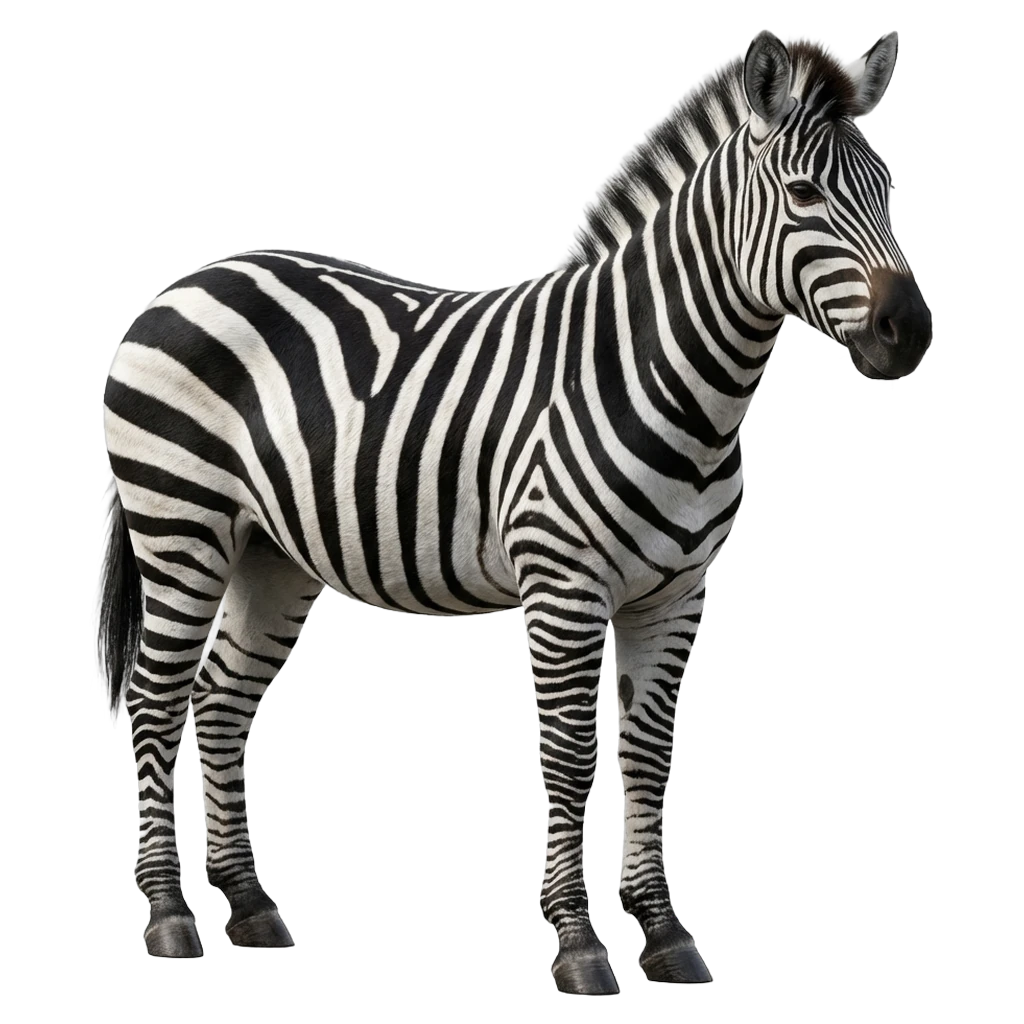 zebra Photorealistic icon
