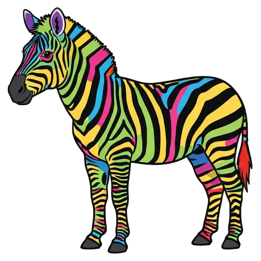 zebra Pop Art icon