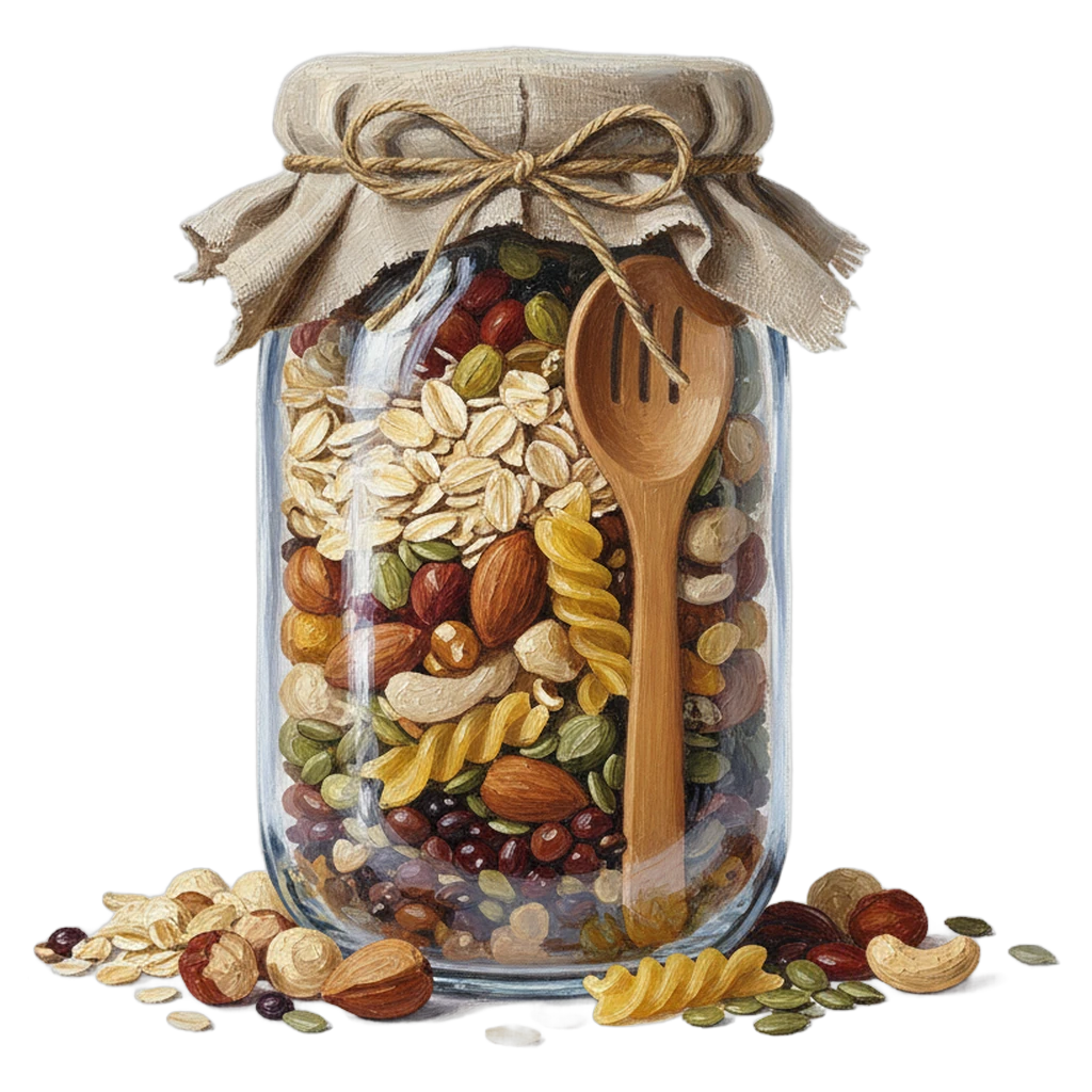 zero waste jar Oil Painting icon