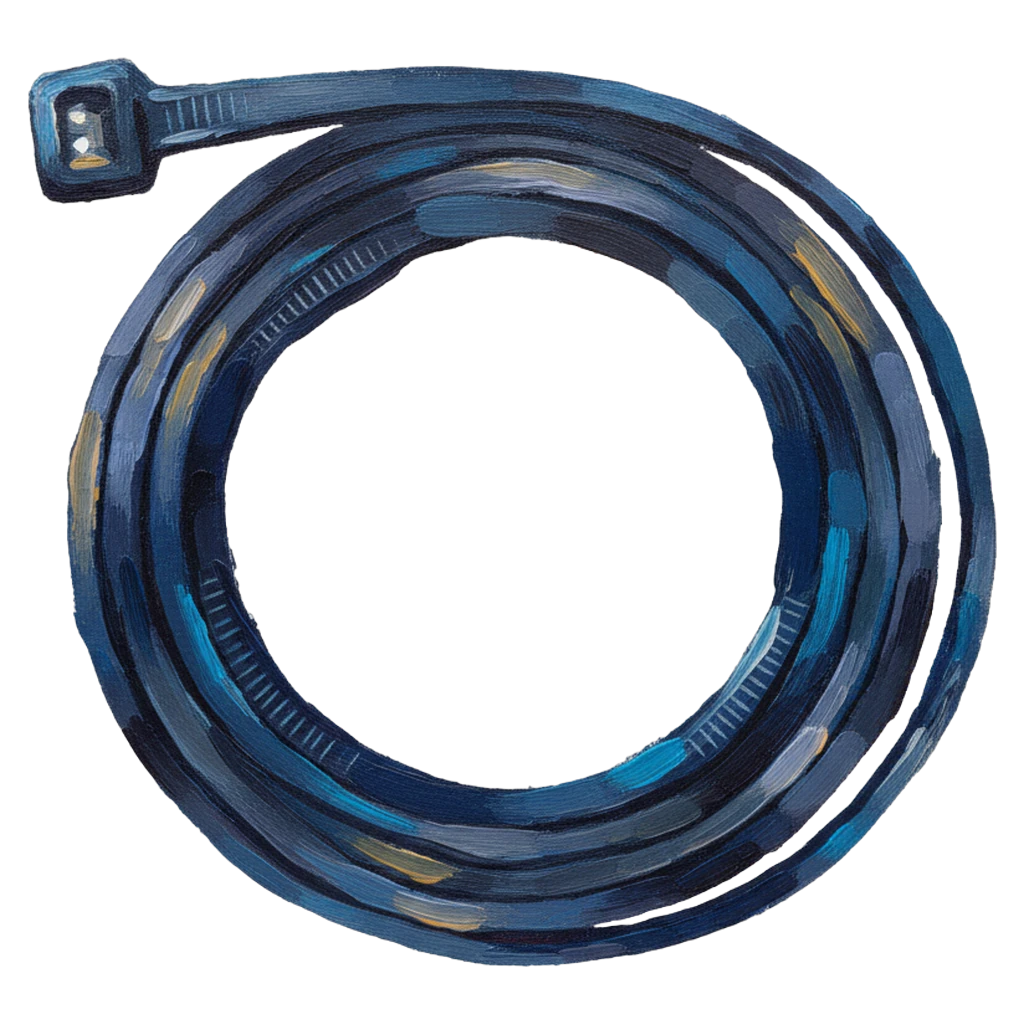 zip tie Oil Painting icon