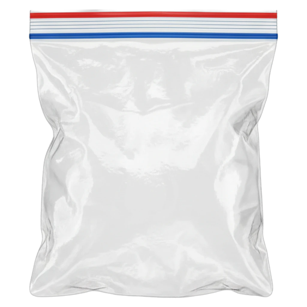ziplock bag Photorealistic icon