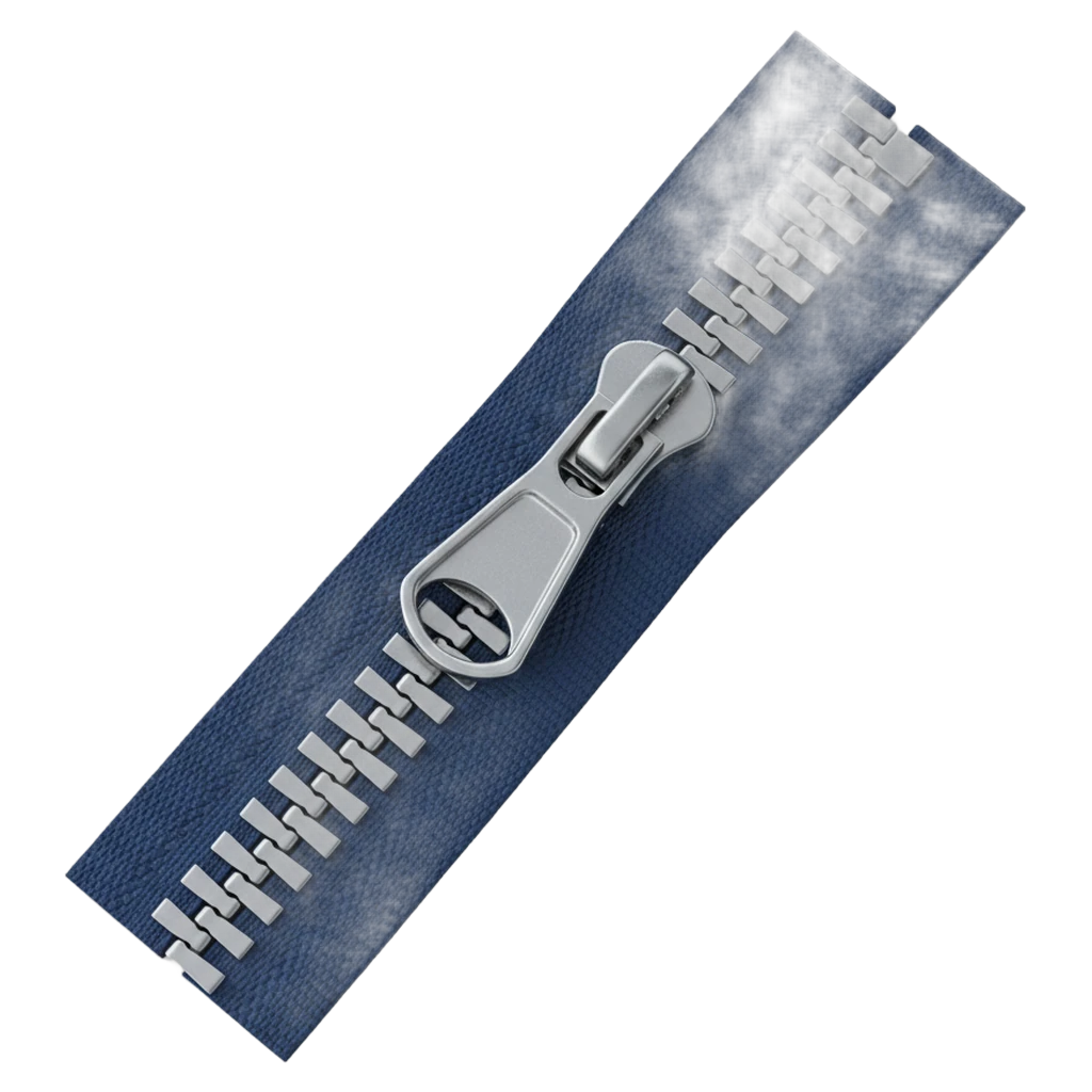 zipper Photorealistic icon